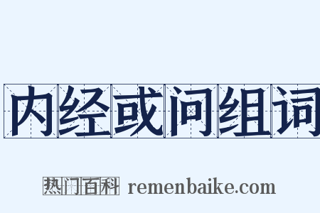 内经或问组词是什么意思的图片